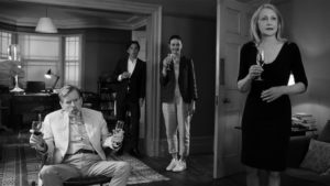 Una scena di "The Party" di Sally Potter