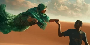 Seydou Sarr in una scena di Io capitano di Matteo Garrone.